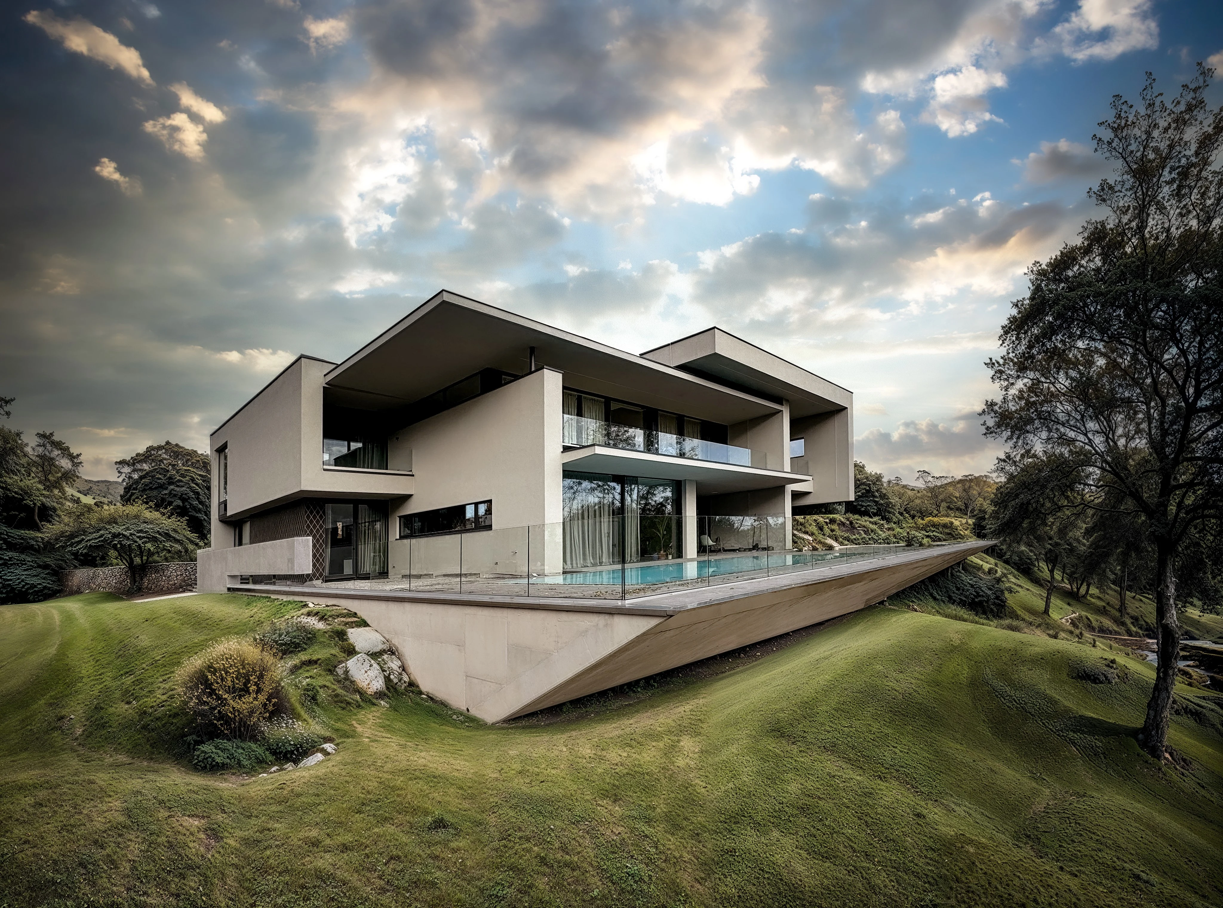 Bauprojekt Haus am Flussufer Leipzig